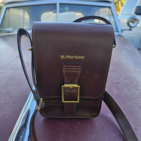 DR. MARTINS AIRWAIR LEATHER CROSSBODY BAG - Picture 1 of 3